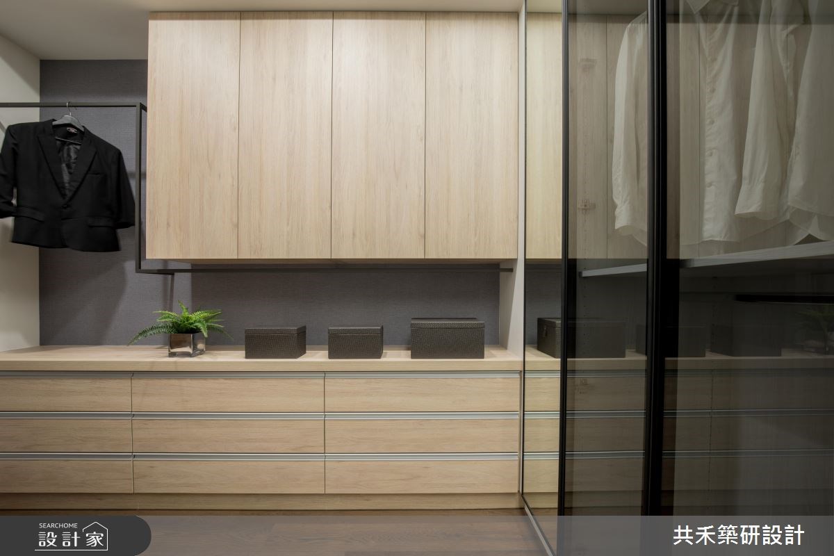 65坪新成屋(5年以下)＿簡約風更衣間案例圖片＿共禾築研設計有限公司＿共禾築研_38之18