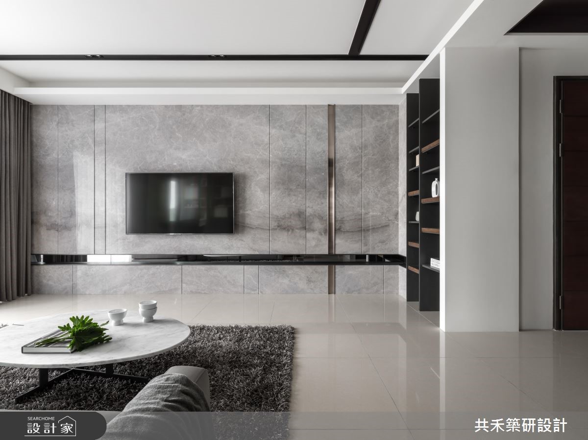 58坪新成屋(5年以下)＿簡約風客廳案例圖片＿共禾築研設計有限公司＿共禾築研_40之5