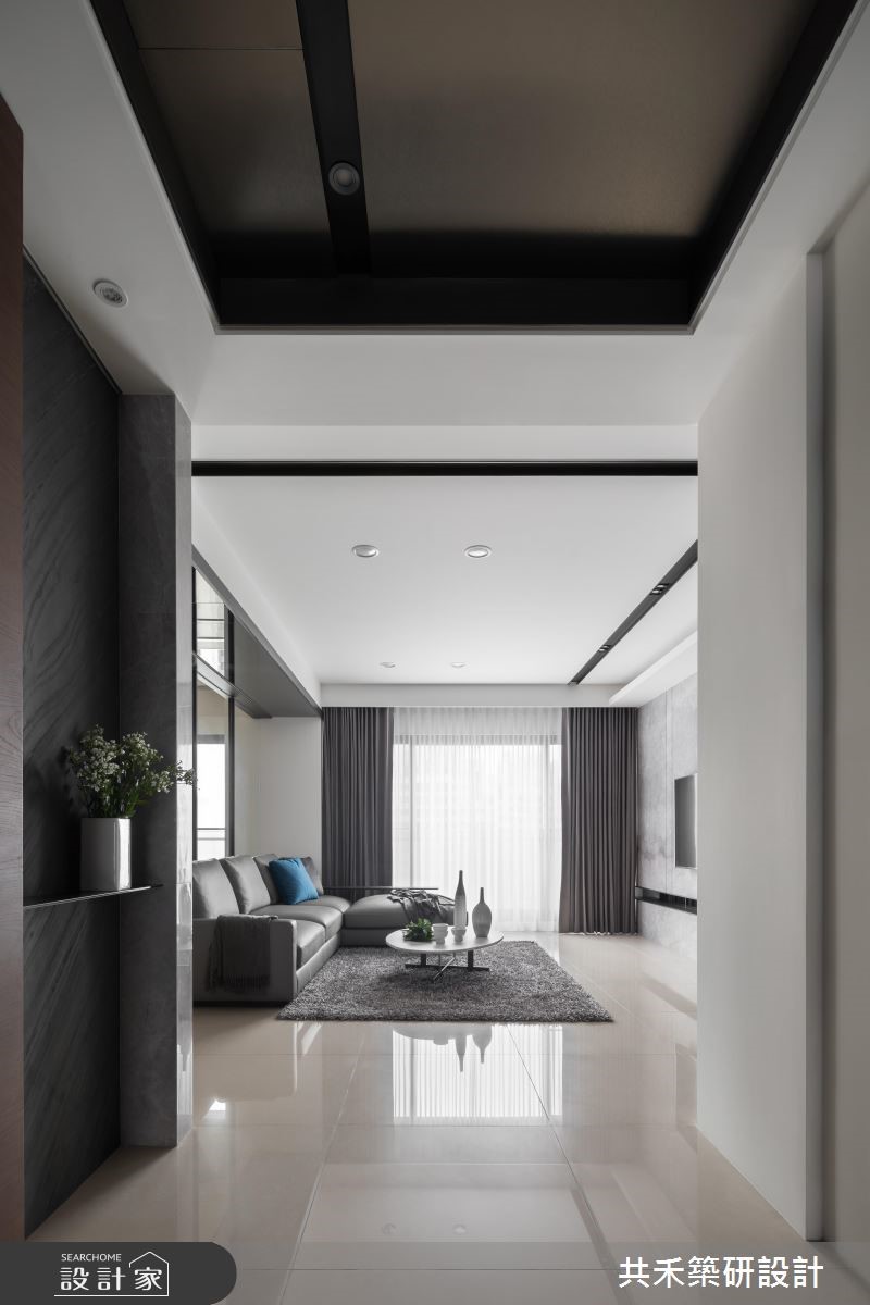 58坪新成屋(5年以下)＿簡約風玄關客廳案例圖片＿共禾築研設計有限公司＿共禾築研_40之2