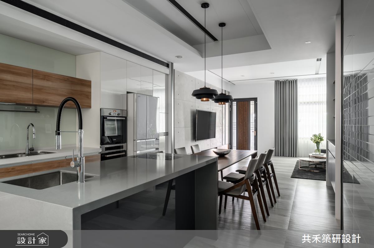 75坪新成屋(5年以下)＿現代風餐廳廚房吧檯案例圖片＿共禾築研設計有限公司＿共禾築研_41之8