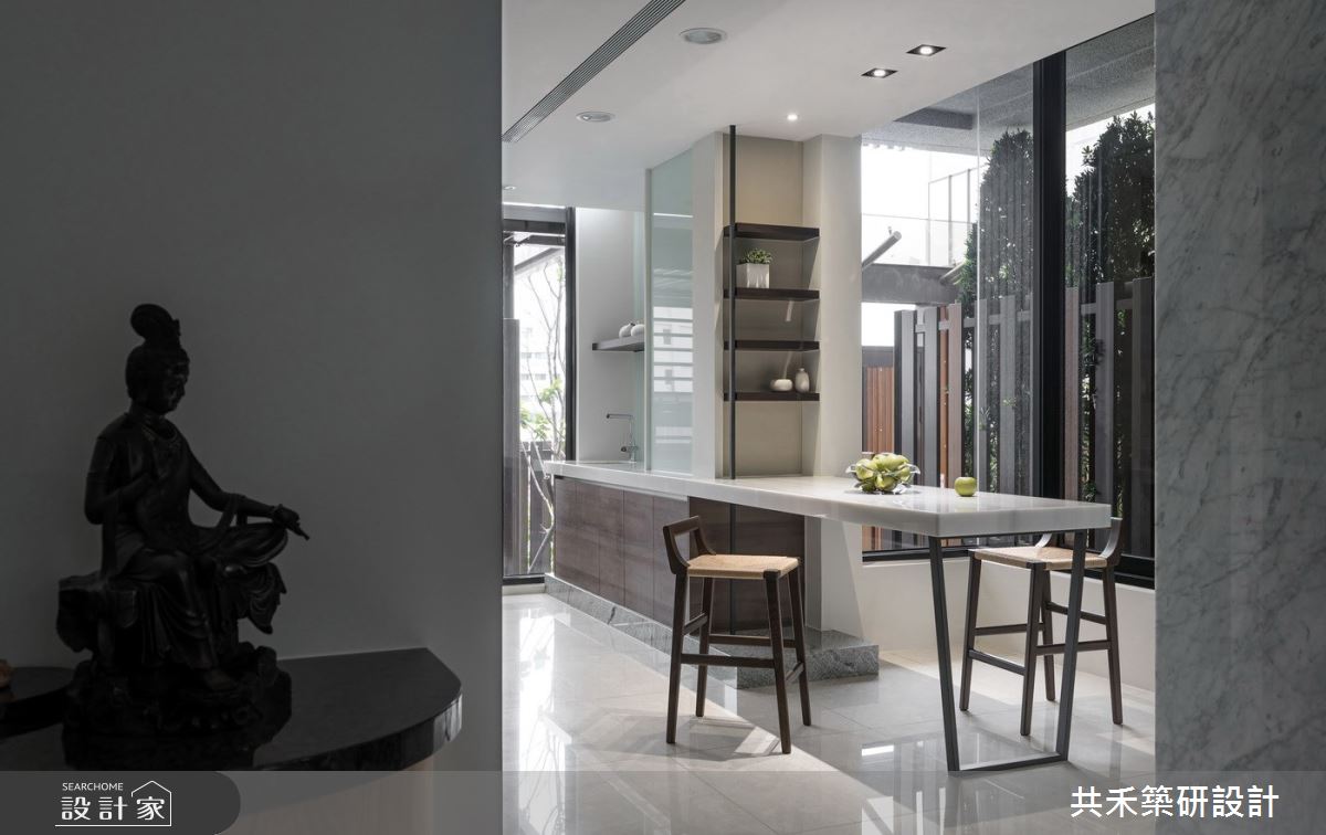 85坪新成屋(5年以下)＿現代風餐廳中島案例圖片＿共禾築研設計有限公司＿共禾築研_49之4
