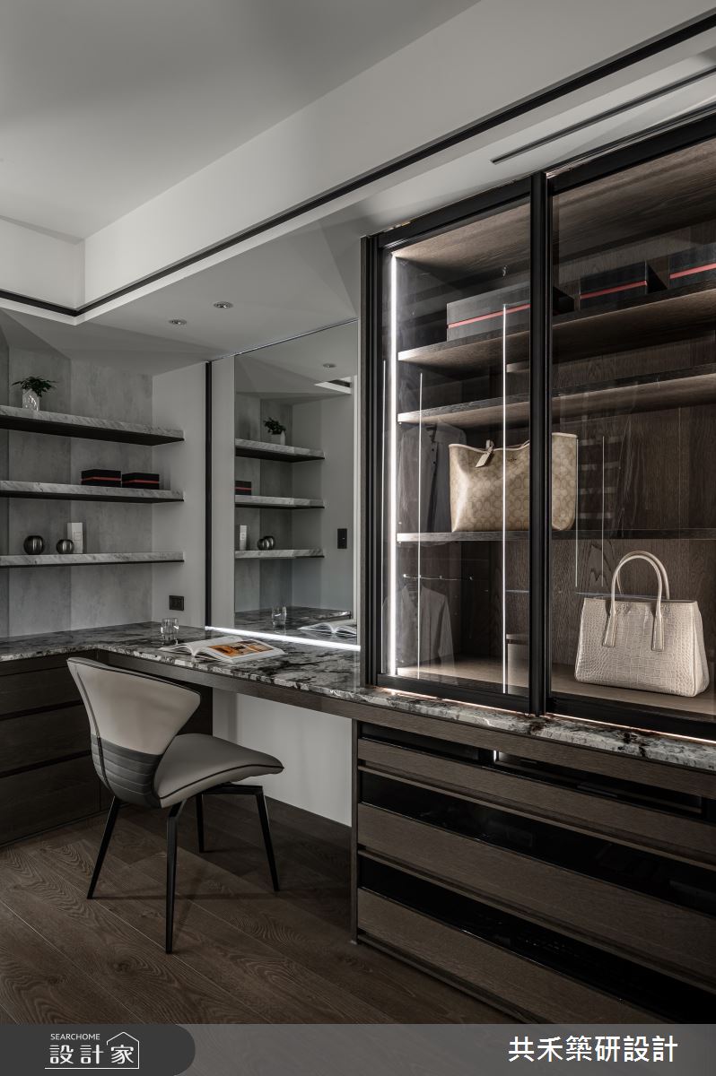 85坪新成屋(5年以下)＿現代風更衣間案例圖片＿共禾築研設計有限公司＿共禾築研_52之37