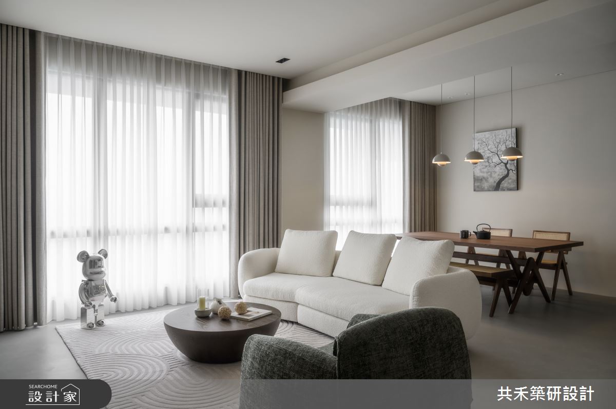 46坪新成屋(5年以下)＿簡約風客廳案例圖片＿共禾築研設計有限公司＿共禾築研_54之7