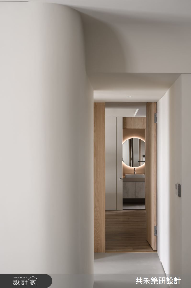 46坪新成屋(5年以下)＿簡約風走廊案例圖片＿共禾築研設計有限公司＿共禾築研_54之14
