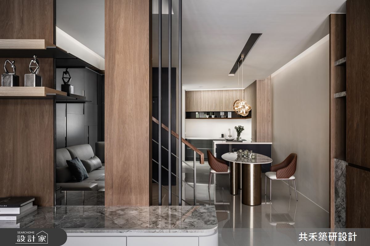 80坪新成屋(5年以下)＿現代風餐廳樓梯案例圖片＿共禾築研設計有限公司＿共禾築研_56之6