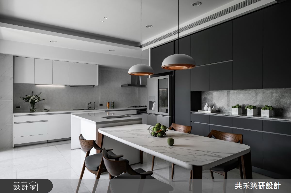 95坪毛胚屋＿現代風餐廳廚房中島案例圖片＿共禾築研設計有限公司＿共禾築研_60之9