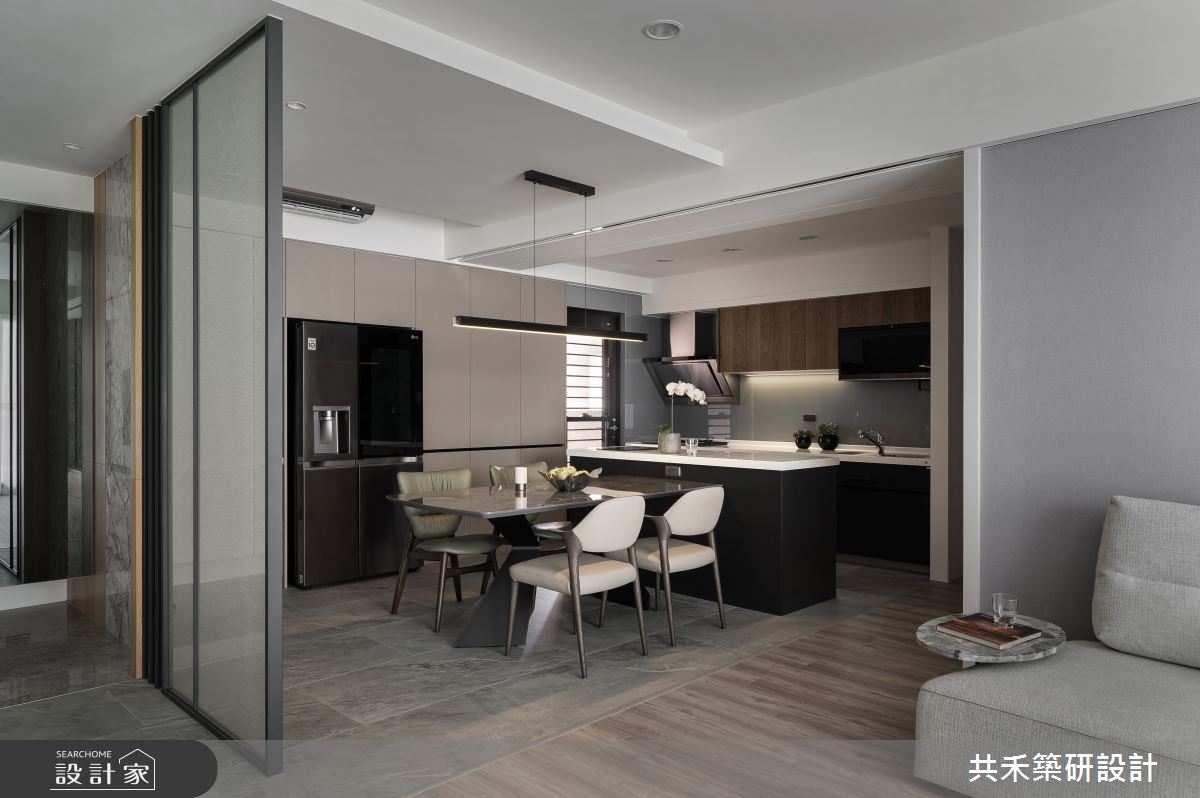 42坪中古屋(5~15年)＿現代風餐廳廚房中島案例圖片＿共禾築研設計有限公司＿共禾築研_63之11