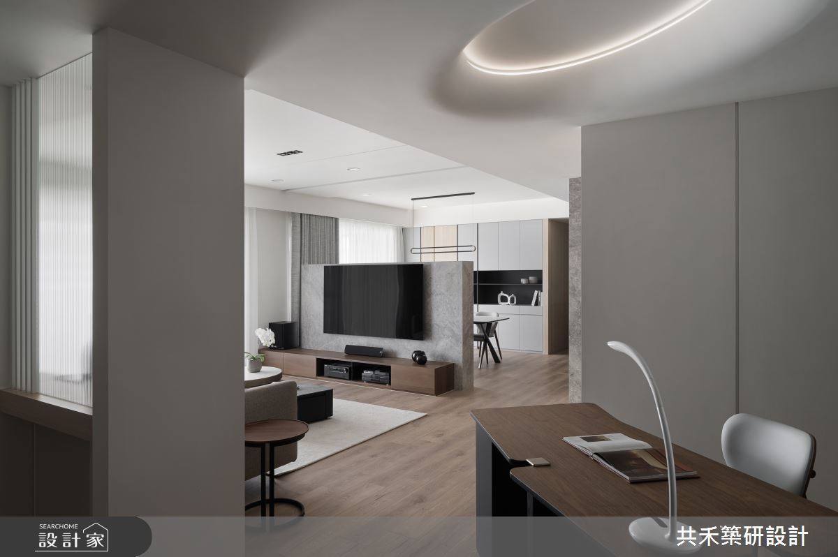 62坪預售屋＿現代風客廳書房案例圖片＿共禾築研設計有限公司＿共禾築研_64之7