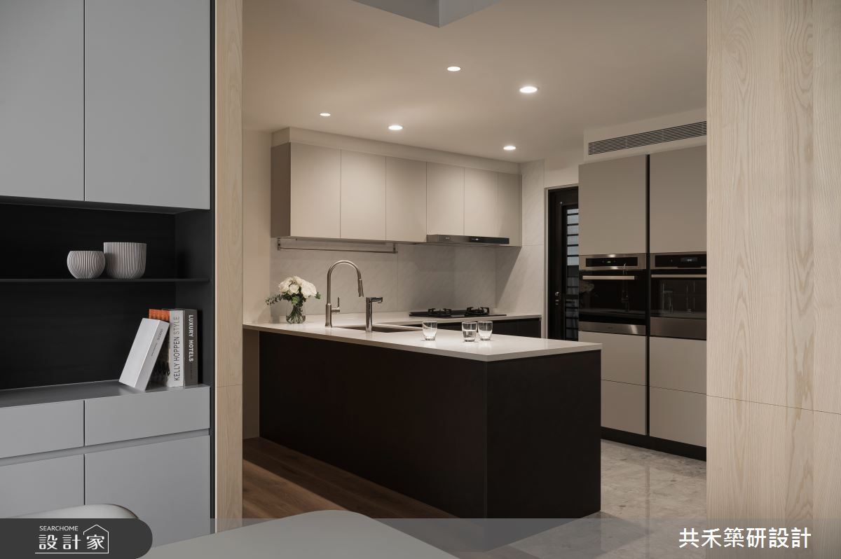 62坪預售屋＿現代風廚房中島案例圖片＿共禾築研設計有限公司＿共禾築研_64之14