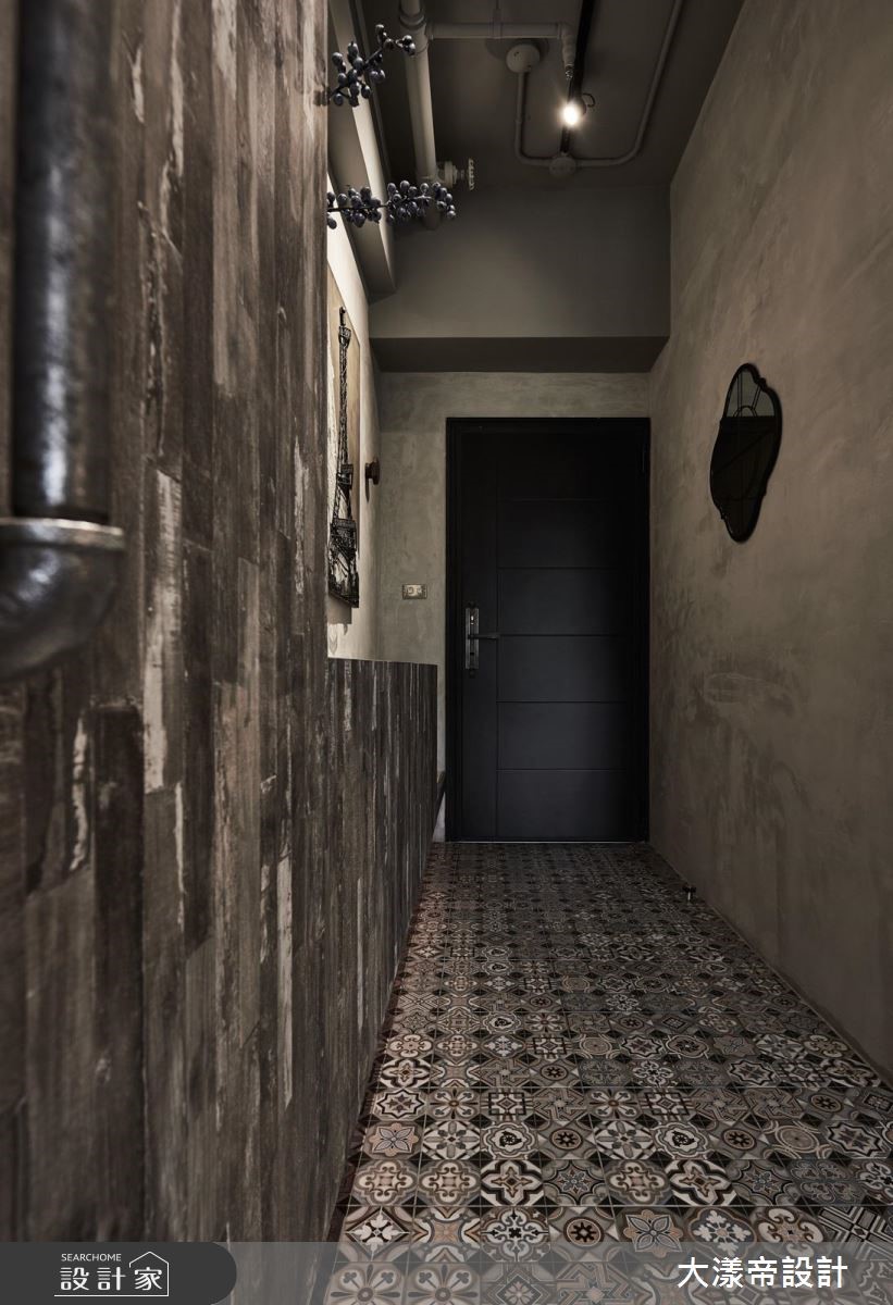 28坪新成屋(5年以下)＿工業風玄關案例圖片＿大漾帝國際室內裝修有限公司＿大漾帝_17之5