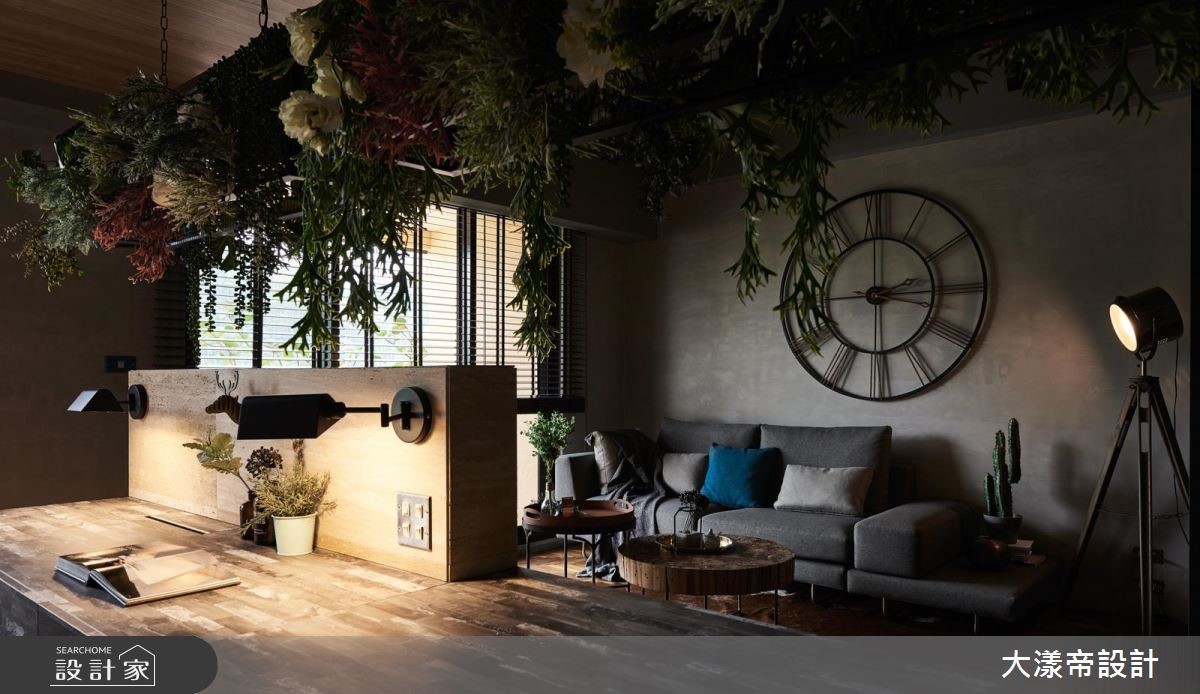 28坪新成屋(5年以下)＿工業風客廳書房案例圖片＿大漾帝國際室內裝修有限公司＿大漾帝_17之16
