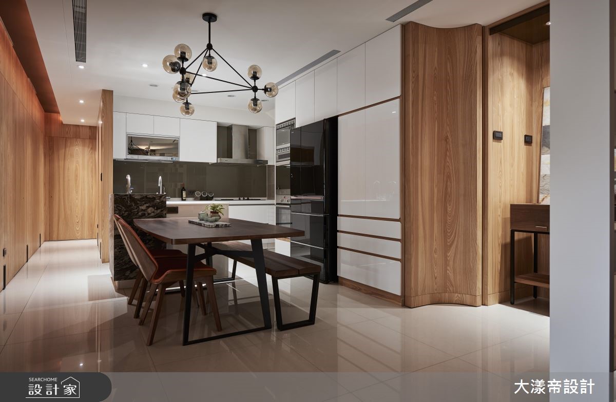 40坪新成屋(5年以下)＿混搭風餐廳廚房案例圖片＿大漾帝國際室內裝修有限公司＿大漾帝_19之12