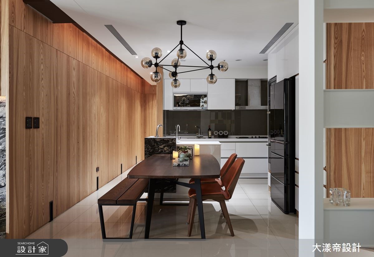 40坪新成屋(5年以下)＿混搭風餐廳廚房案例圖片＿大漾帝國際室內裝修有限公司＿大漾帝_19之22