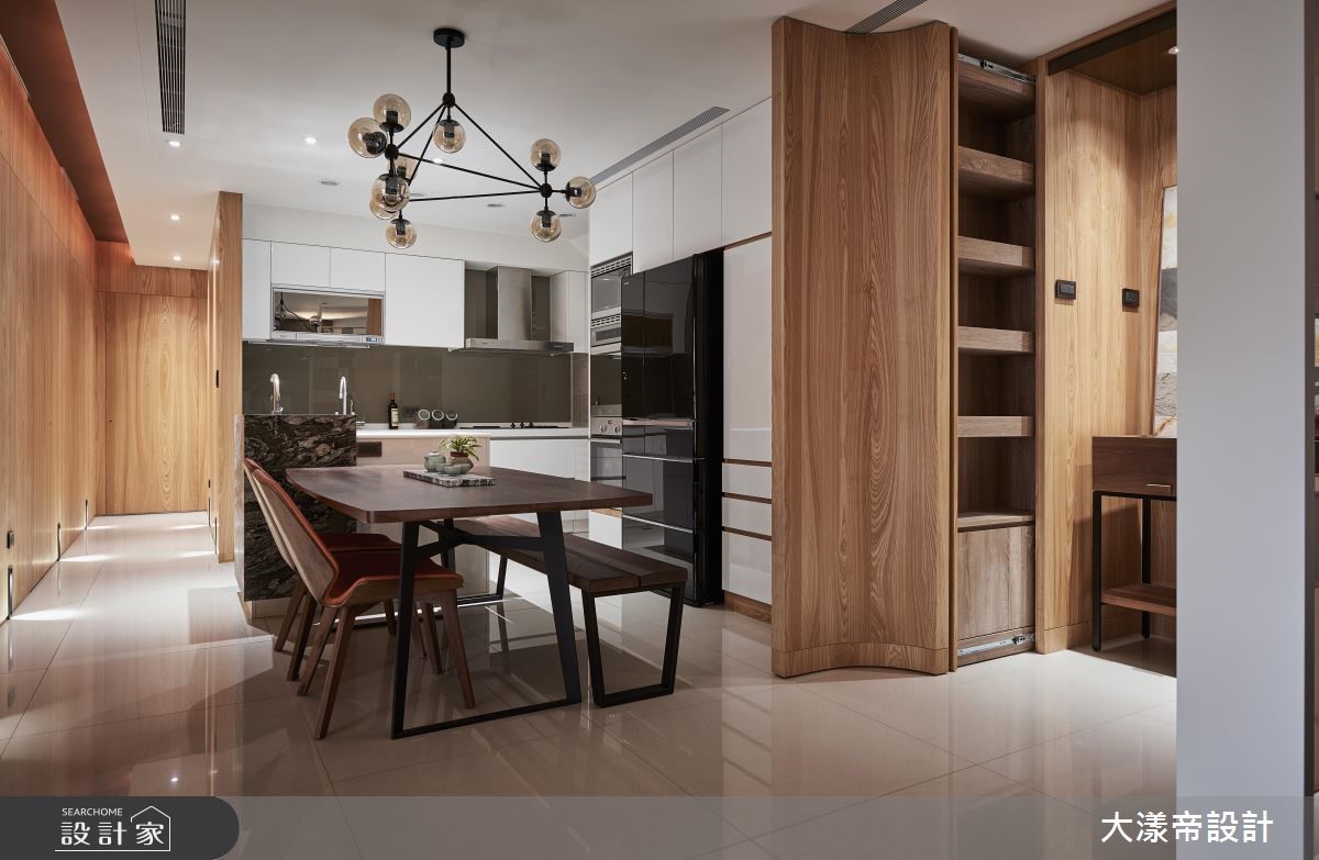 40坪新成屋(5年以下)＿混搭風餐廳廚房案例圖片＿大漾帝國際室內裝修有限公司＿大漾帝_19之13