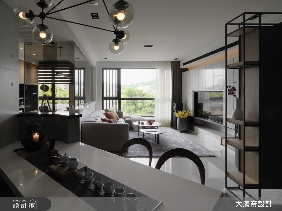 40坪新成屋(5年以下)＿休閒風客廳餐廳案例圖片＿大漾帝國際室內裝修有限公司＿大漾帝_21之3
