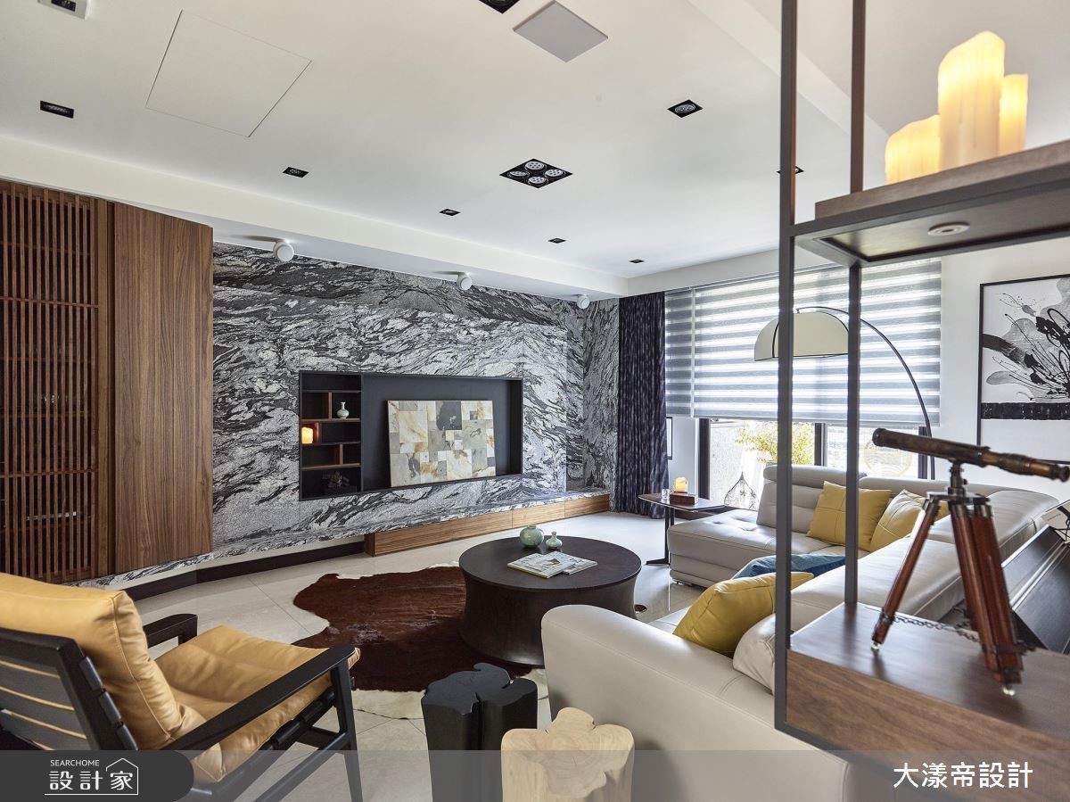 78坪新成屋(5年以下)＿新中式風客廳案例圖片＿大漾帝國際室內裝修有限公司＿大漾帝_22之11