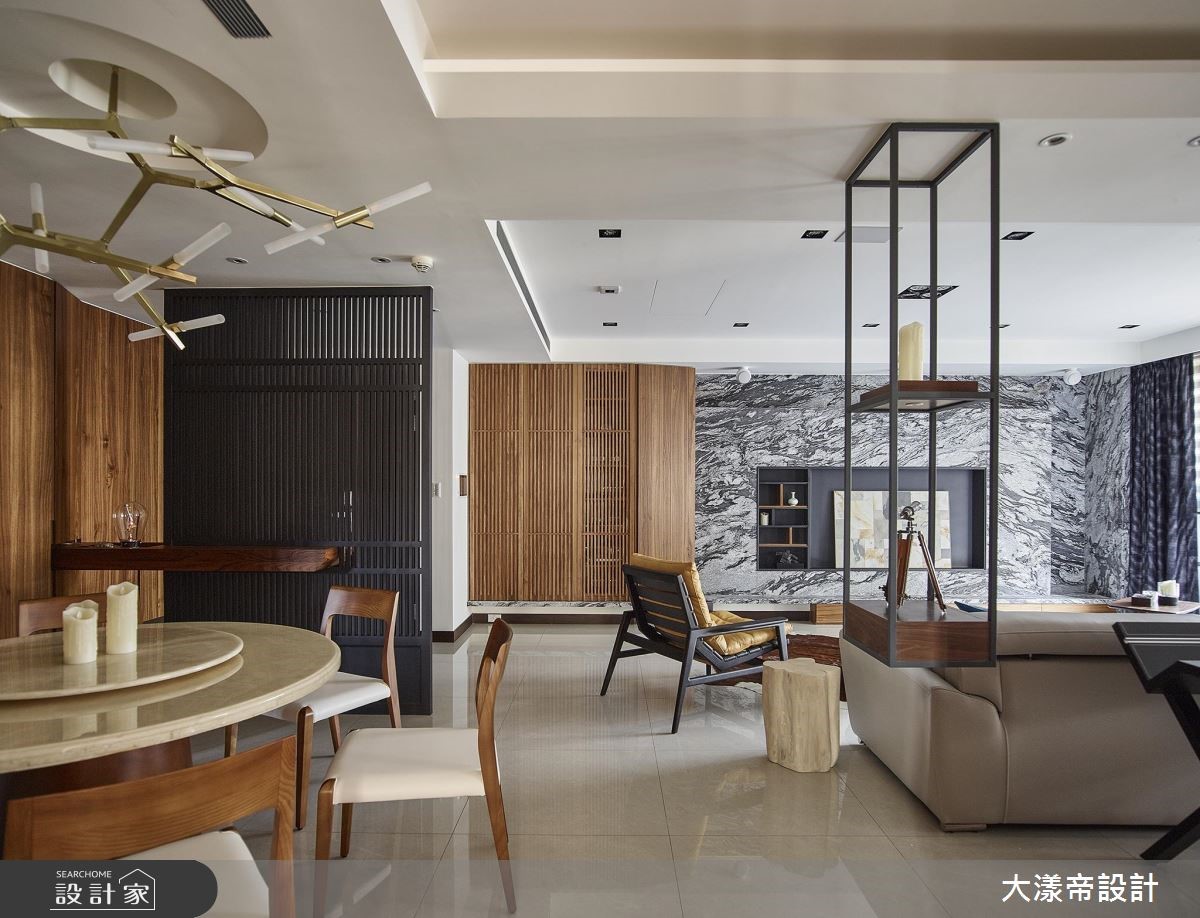 78坪新成屋(5年以下)＿新中式風客廳餐廳案例圖片＿大漾帝國際室內裝修有限公司＿大漾帝_22之24