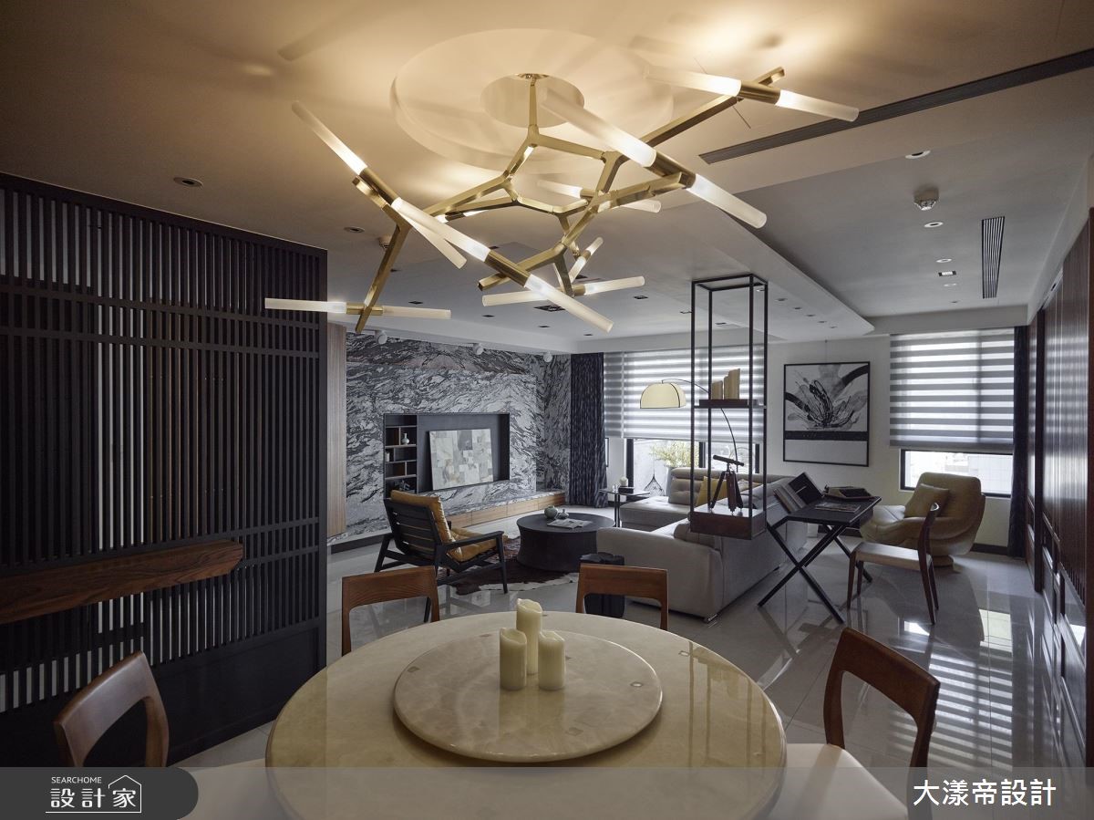 78坪新成屋(5年以下)＿新中式風客廳餐廳書房案例圖片＿大漾帝國際室內裝修有限公司＿大漾帝_22之23