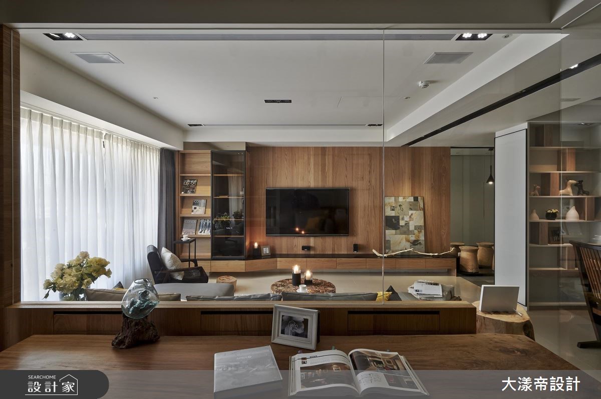 42坪新成屋(5年以下)＿現代風客廳書房案例圖片＿大漾帝國際室內裝修有限公司＿大漾帝_23之15