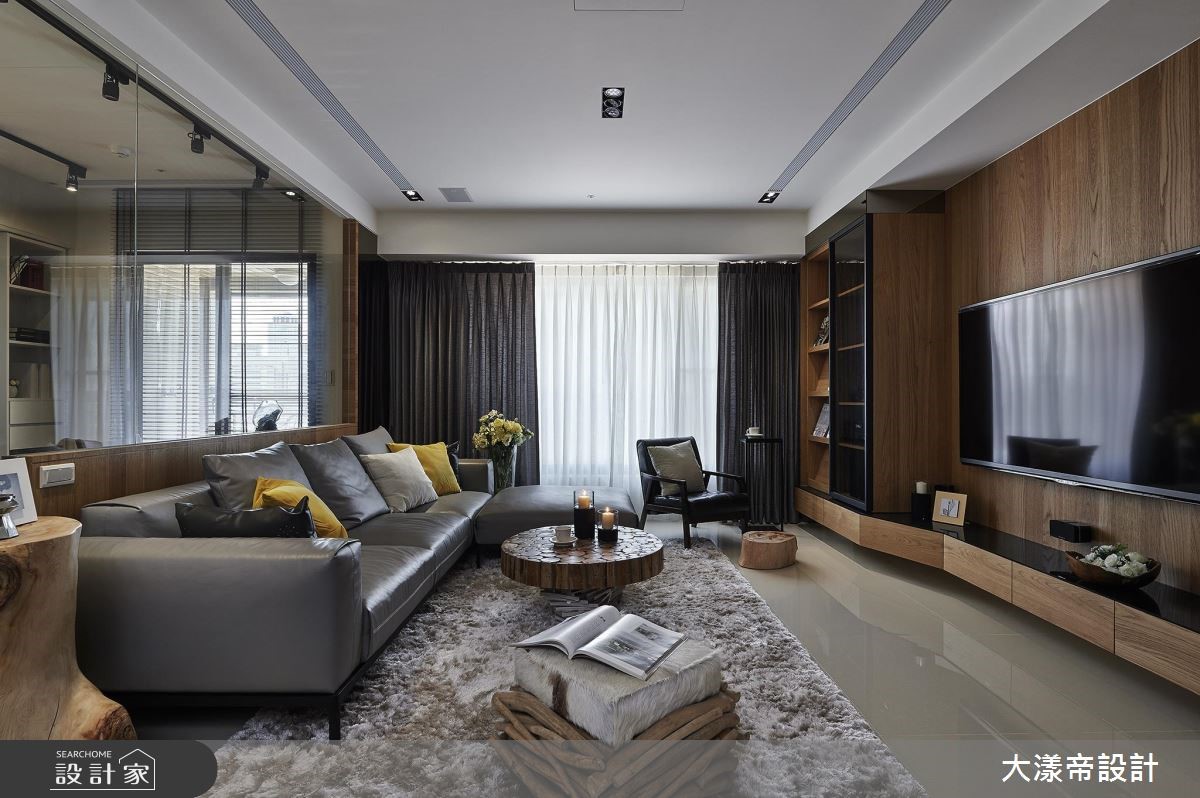 42坪新成屋(5年以下)＿現代風客廳案例圖片＿大漾帝國際室內裝修有限公司＿大漾帝_23之4