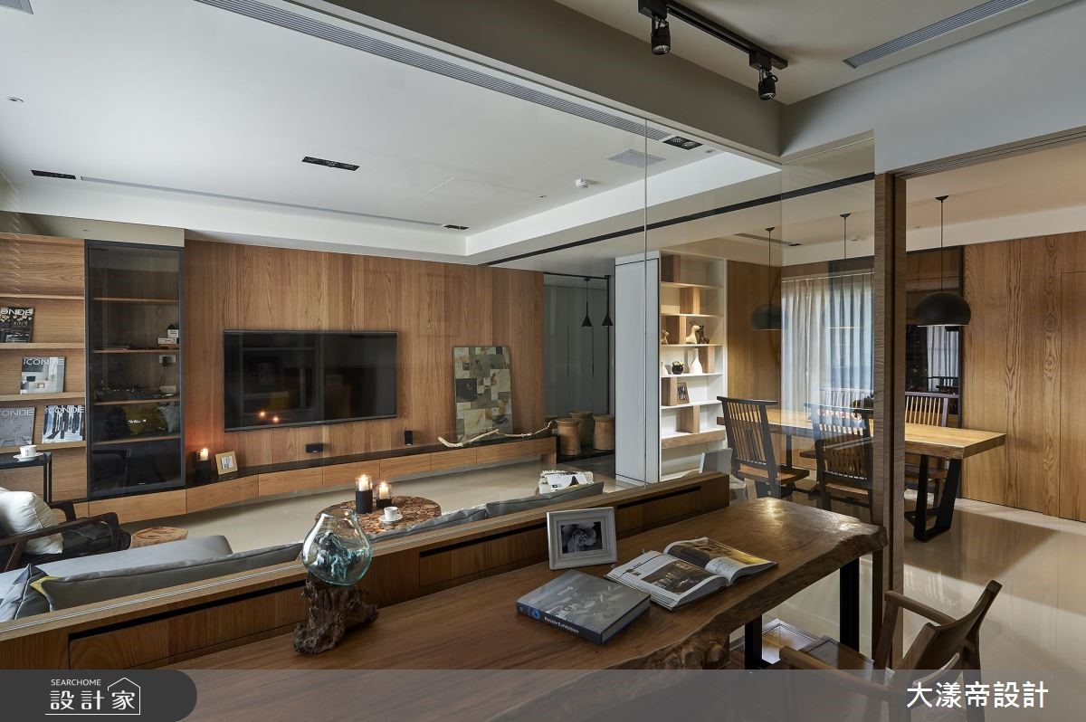 42坪新成屋(5年以下)＿現代風客廳餐廳書房案例圖片＿大漾帝國際室內裝修有限公司＿大漾帝_23之16