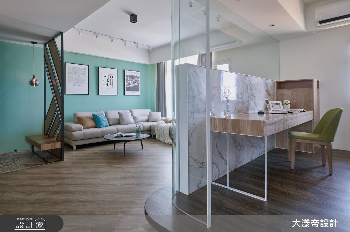 40坪新成屋(5年以下)＿休閒風玄關客廳書房案例圖片＿大漾帝國際室內裝修有限公司＿大漾帝_24之6