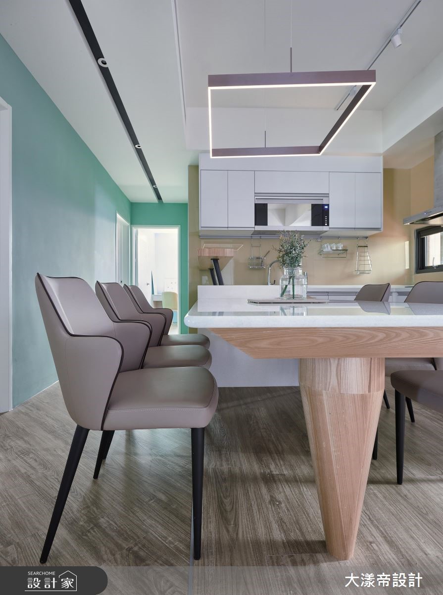 40坪新成屋(5年以下)＿休閒風餐廳廚房吧檯案例圖片＿大漾帝國際室內裝修有限公司＿大漾帝_24之13