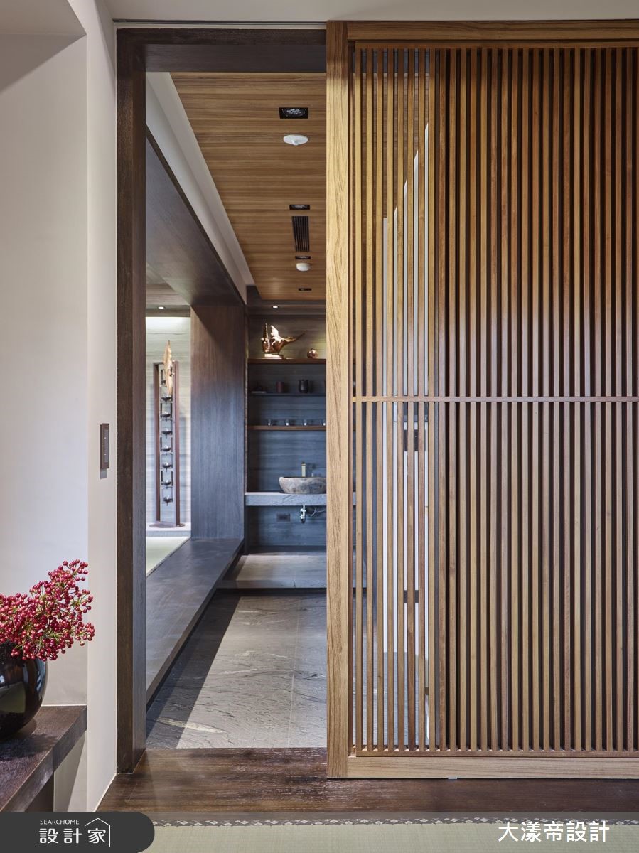 25坪中古屋(5~15年)＿人文禪風玄關案例圖片＿大漾帝國際室內裝修有限公司＿大漾帝_25之15