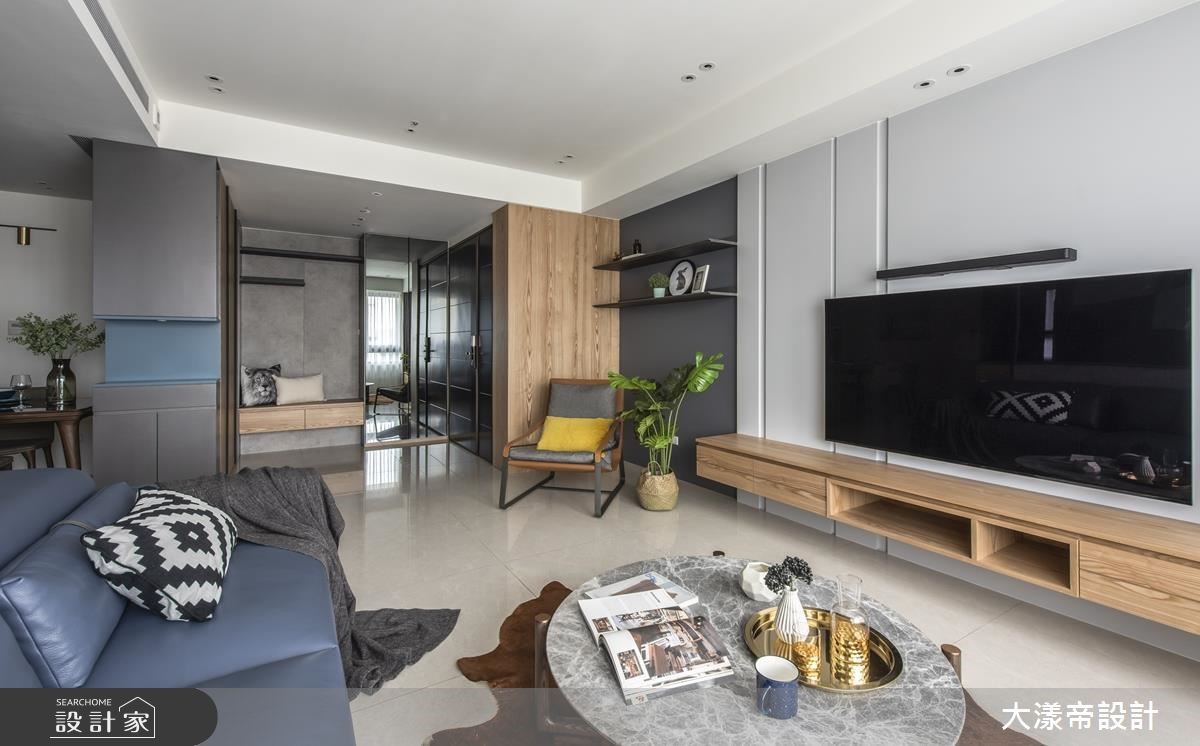 50坪新成屋(5年以下)＿現代風客廳案例圖片＿大漾帝國際室內裝修有限公司＿大漾帝_28之3