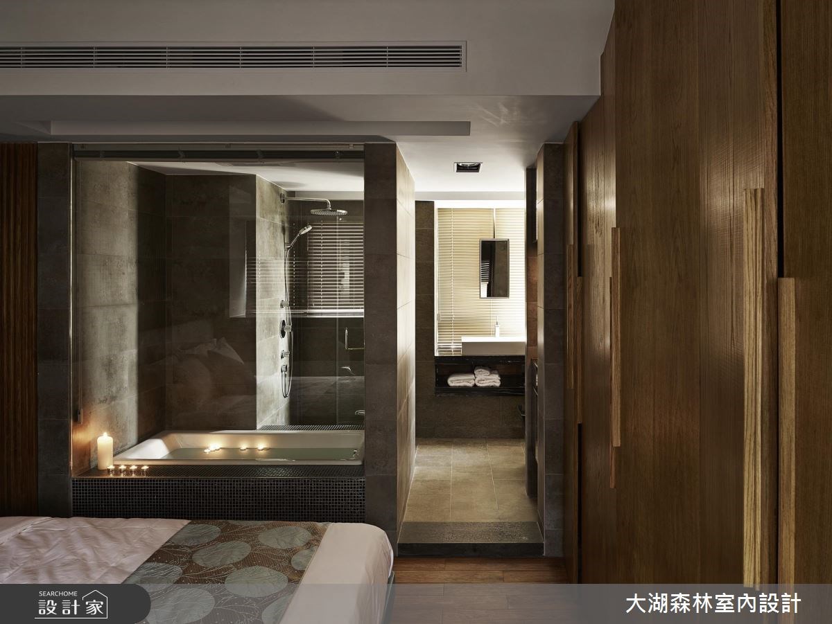 55坪新成屋(5年以下)＿新中式風臥室浴室案例圖片＿大湖森林室內設計＿大湖森林_25之27