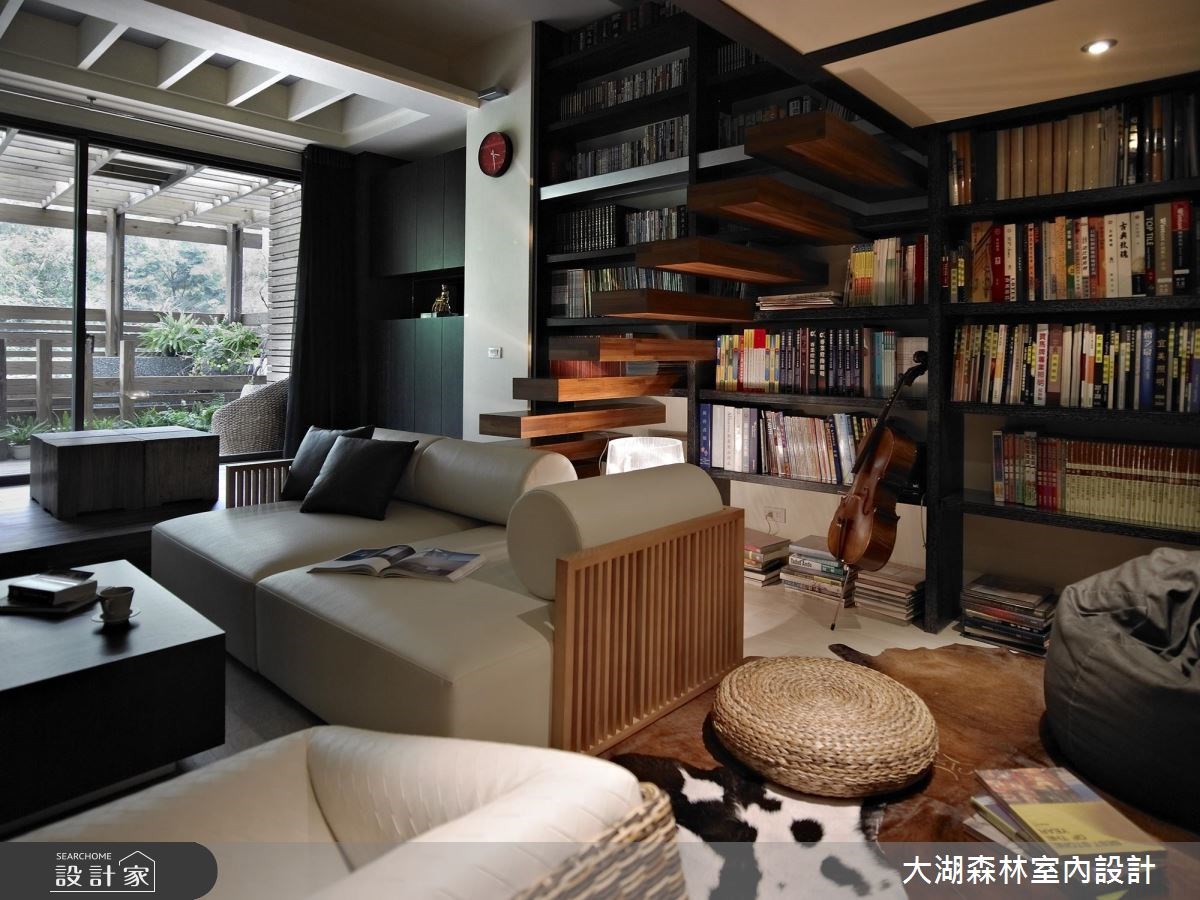 40坪中古屋(5~15年)＿混搭風客廳樓梯案例圖片＿大湖森林室內設計＿大湖森林_10之28