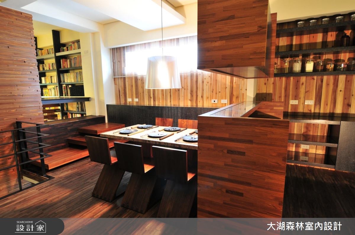 40坪中古屋(5~15年)＿混搭風餐廳吧檯案例圖片＿大湖森林室內設計＿大湖森林_10之4