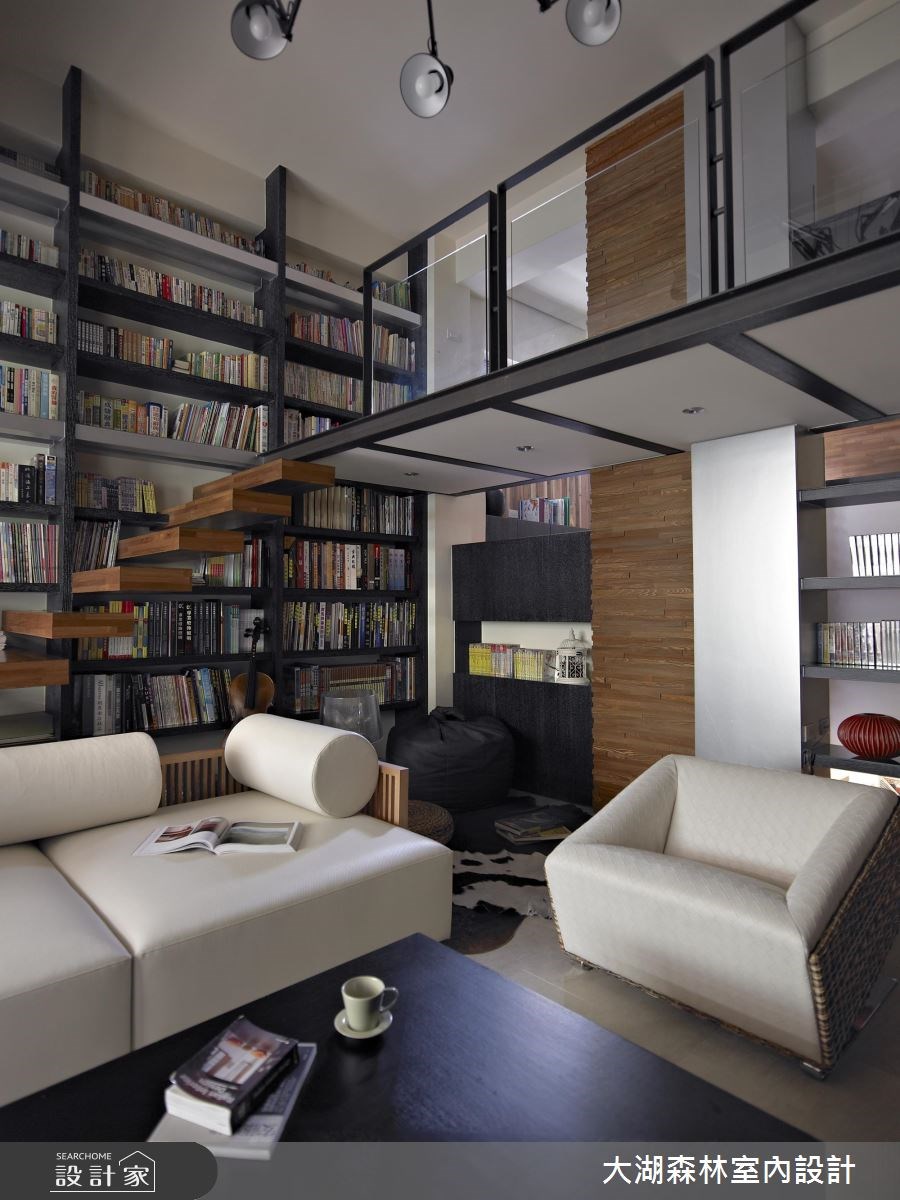 40坪中古屋(5~15年)＿混搭風客廳樓梯案例圖片＿大湖森林室內設計＿大湖森林_10之19