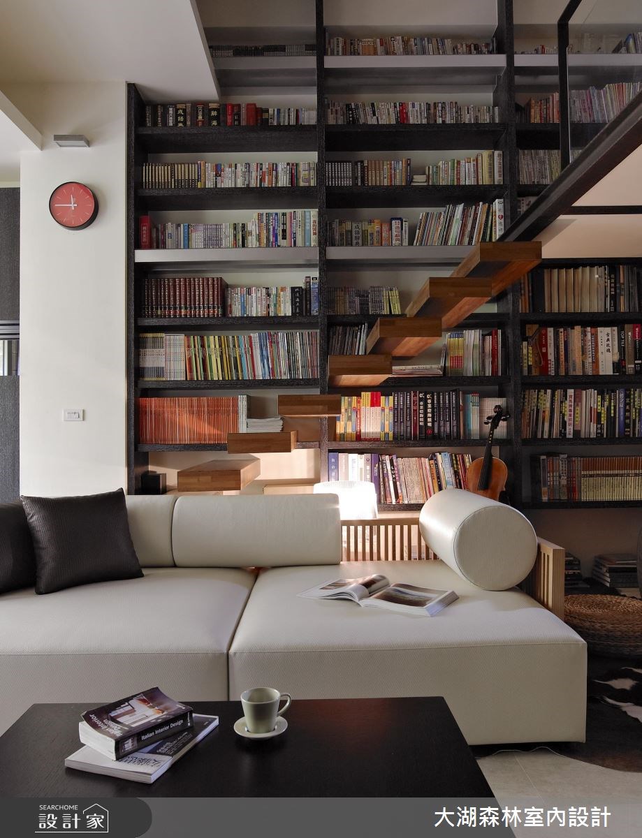40坪中古屋(5~15年)＿混搭風客廳樓梯案例圖片＿大湖森林室內設計＿大湖森林_10之18