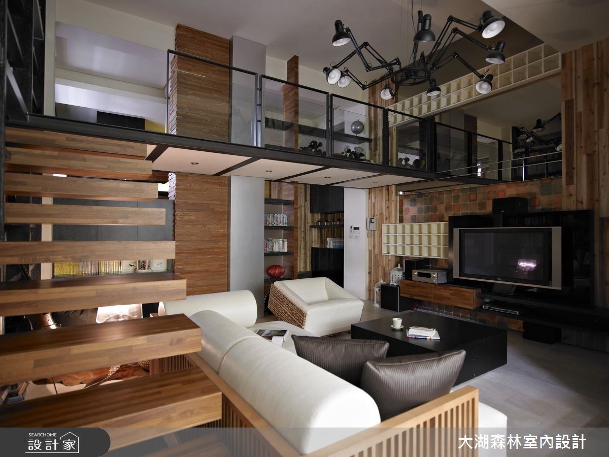 40坪中古屋(5~15年)＿混搭風客廳樓梯案例圖片＿大湖森林室內設計＿大湖森林_10之21