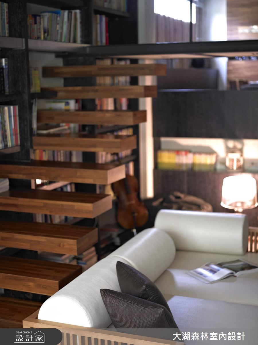 40坪中古屋(5~15年)＿混搭風客廳樓梯案例圖片＿大湖森林室內設計＿大湖森林_10之15