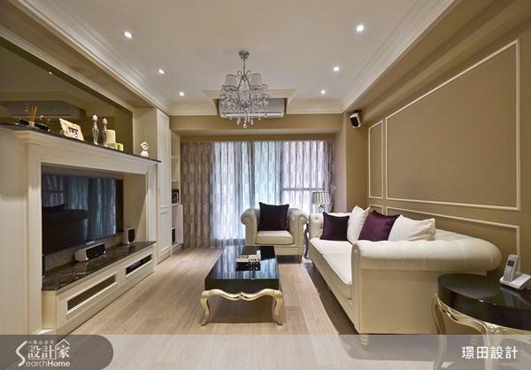 40坪新成屋(5年以下)＿新古典客廳案例圖片＿璟田設計坊＿璟田_12之3
