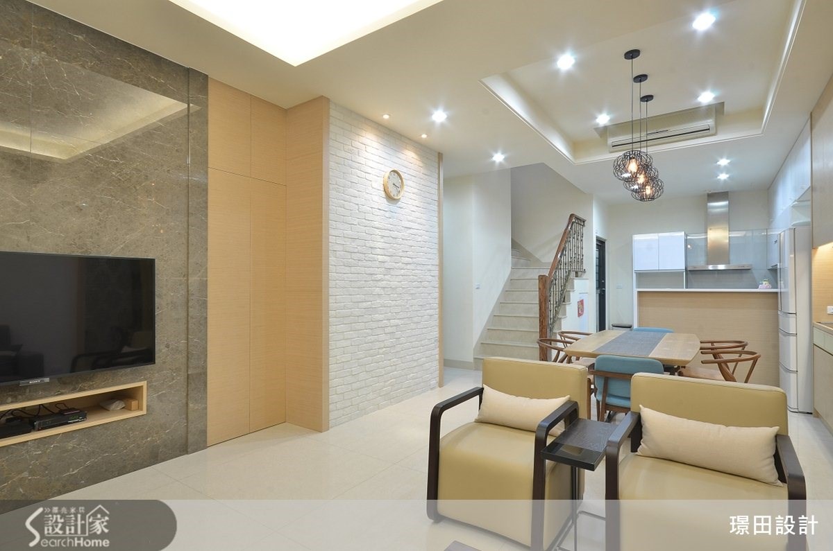 30坪新成屋(5年以下)＿美式風客廳案例圖片＿璟田設計坊＿璟田_13之1