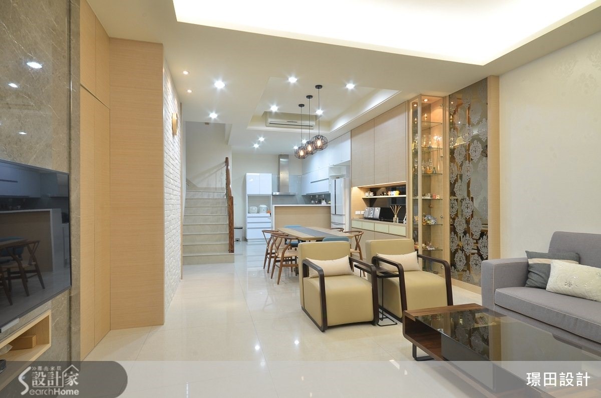 30坪新成屋(5年以下)＿美式風客廳案例圖片＿璟田設計坊＿璟田_13之2