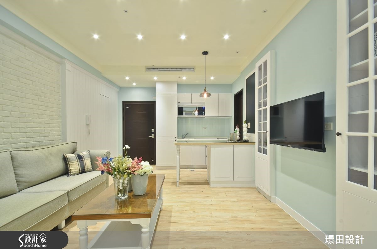 15坪新成屋(5年以下)＿美式風客廳案例圖片＿璟田設計坊＿璟田_15之3