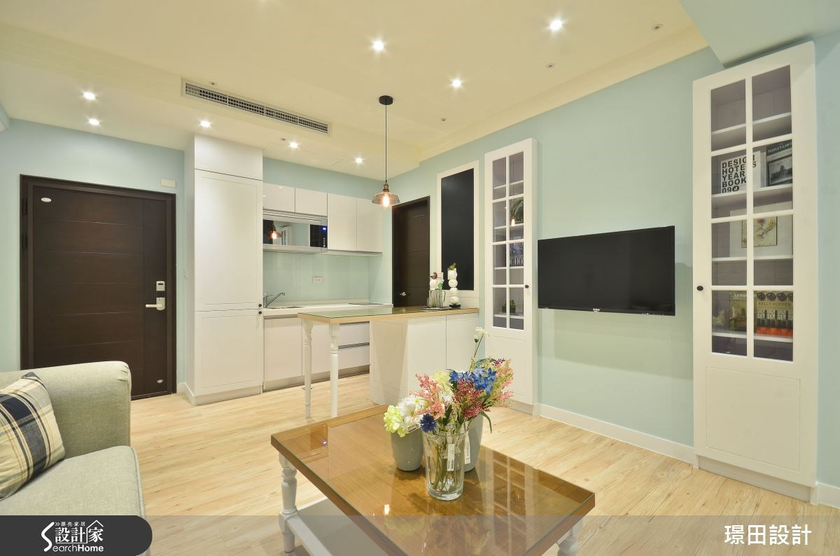 15坪新成屋(5年以下)＿美式風客廳案例圖片＿璟田設計坊＿璟田_15之4