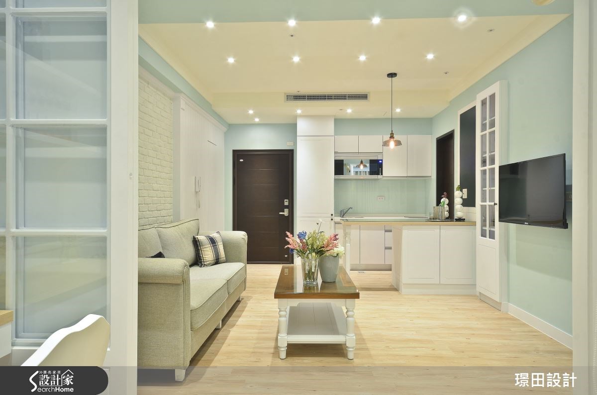 15坪新成屋(5年以下)＿美式風客廳案例圖片＿璟田設計坊＿璟田_15之5