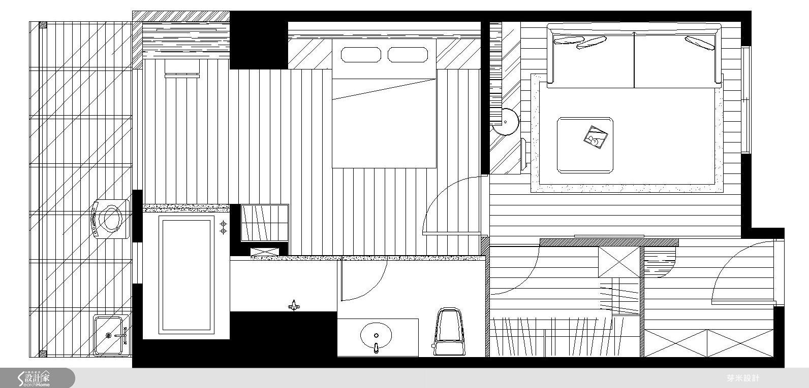 13坪中古屋(5~15年)＿現代風案例圖片＿芽米空間設計＿芽米_31之18