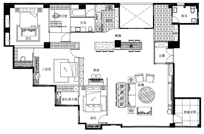 60坪＿北歐風案例圖片＿芽米空間設計＿芽米_49之21