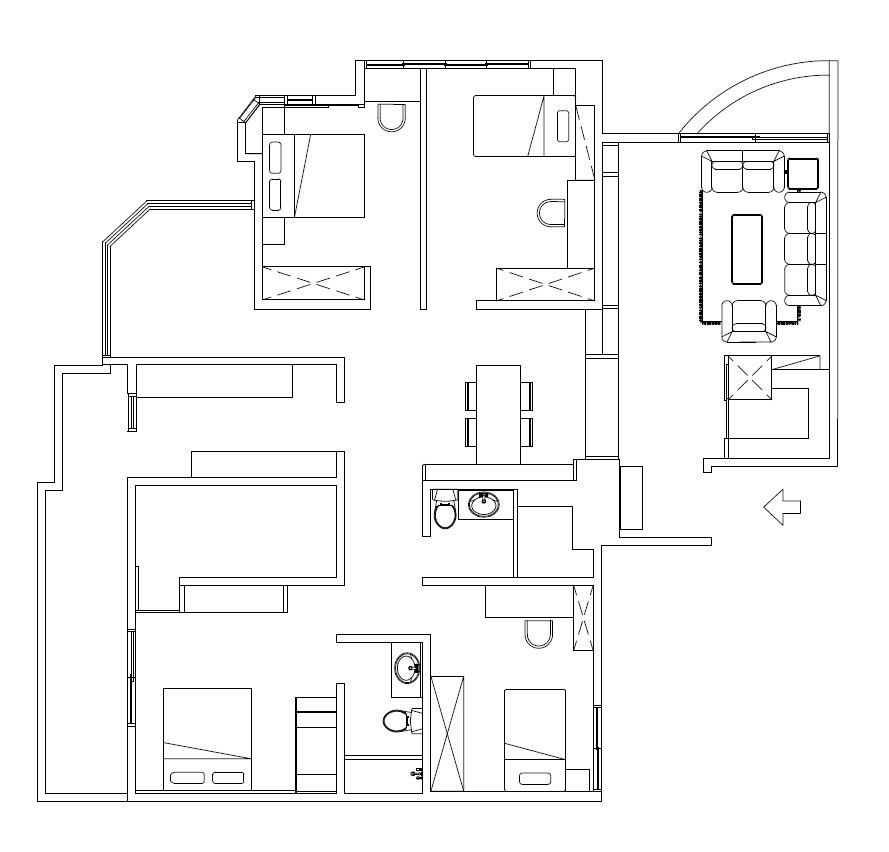 70坪老屋(16~30年)＿奢華風案例圖片＿芽米空間設計＿芽米_50之10
