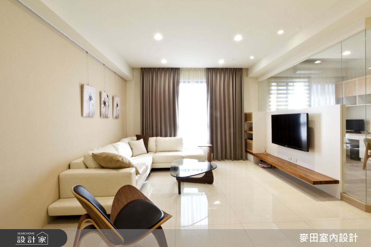 70坪新成屋(5年以下)＿現代風客廳案例圖片＿麥田室內設計有限公司＿麥田_01之6