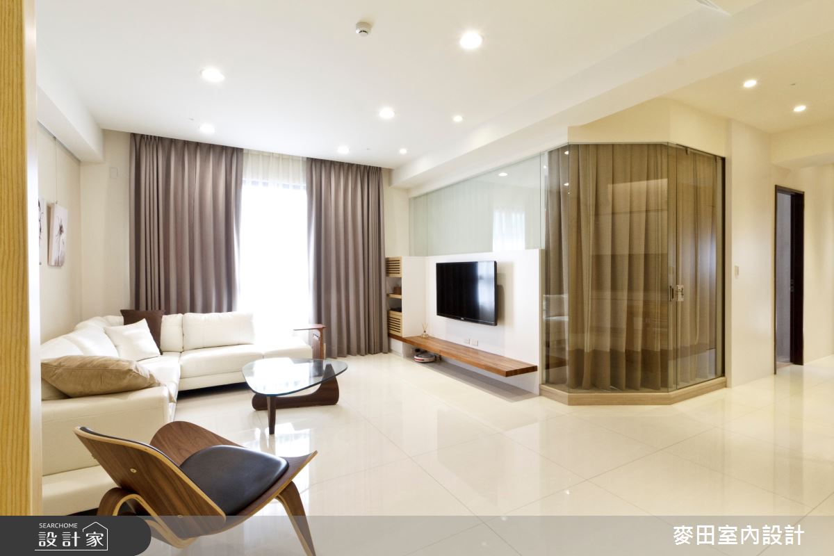70坪新成屋(5年以下)＿現代風客廳案例圖片＿麥田室內設計有限公司＿麥田_01之7