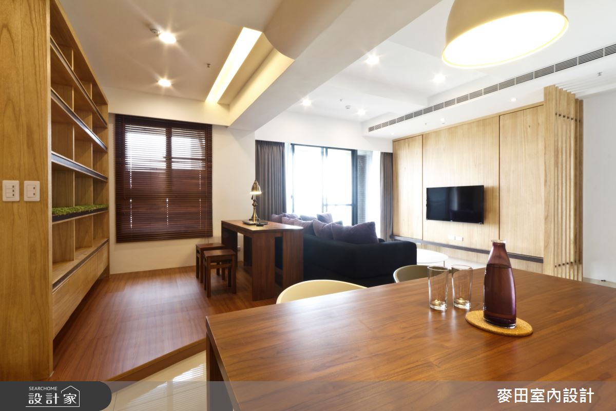 28坪新成屋(5年以下)＿混搭風書房案例圖片＿麥田室內設計有限公司＿麥田_02之5
