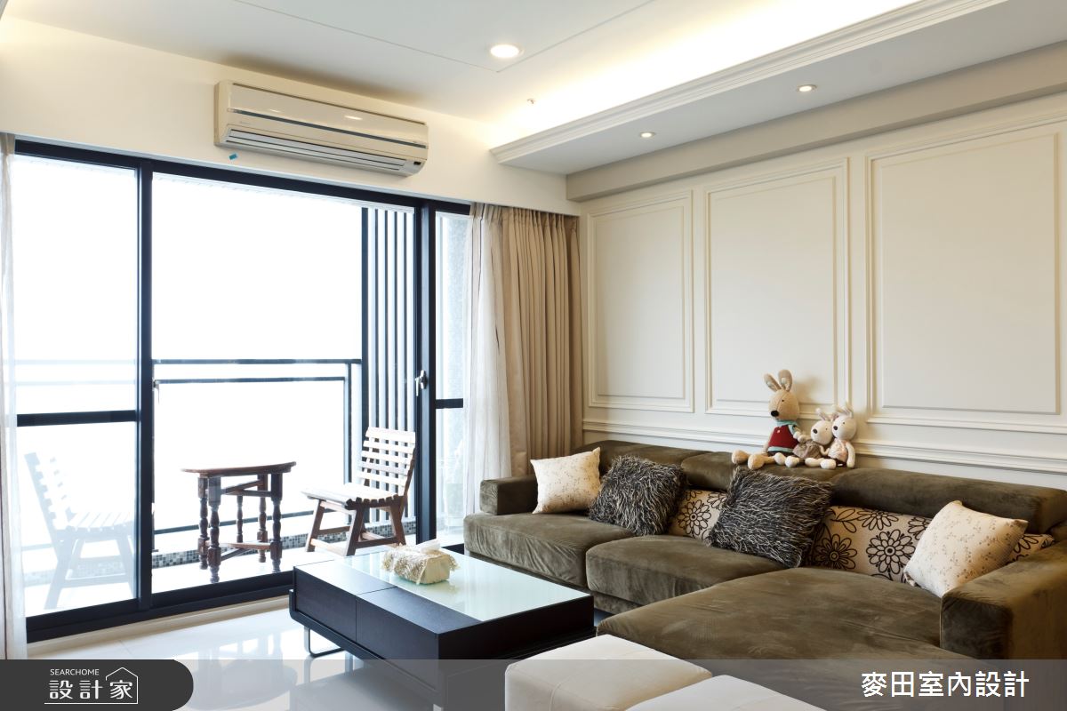 32坪新成屋(5年以下)＿新古典客廳案例圖片＿麥田室內設計有限公司＿麥田_03之1