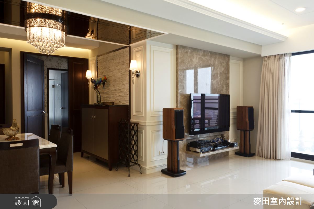 32坪新成屋(5年以下)＿新古典客廳餐廳案例圖片＿麥田室內設計有限公司＿麥田_03之8